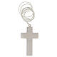 Communion box, cross and blue rosary s4