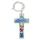 Set souvenir chapelet et croix bleu Communion ANGLAIS s2