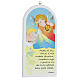 Ikona modlitwa do Anioła Bożego j. włoski, styl kreskówka, 20 cm s3
