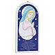 Icono Ave María fondo azul con estrellas s3