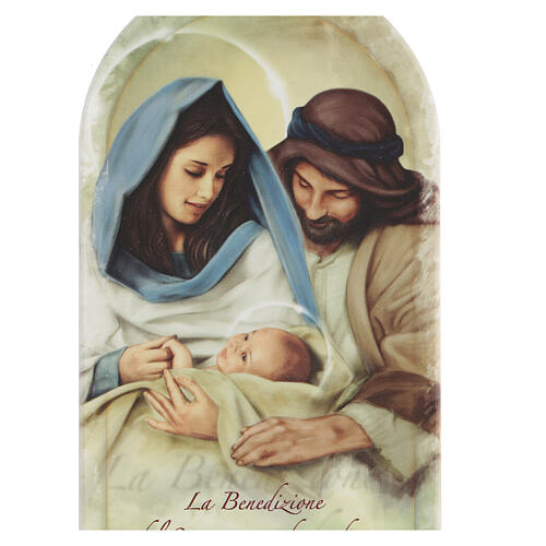 Ikona Święta Rodzina i modlitwa błogosławieństwo w j. włoskim 2
