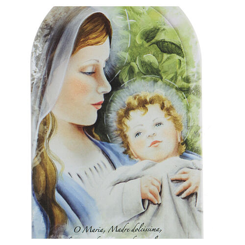 Ikone, Madonna und Kind, mit Mariengebet 2