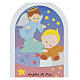 Kinderikone, mit Gebet "Angelo di Dio", schlafendes Kind, 25 cm s2