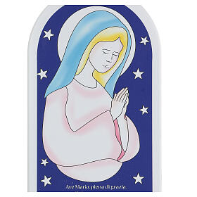Ikone, mit Gebet "Ave Maria", betende Muttergottes, 30 cm