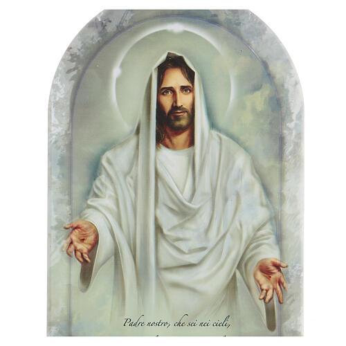 Gesù e Padre Nostro icona 30 cm (NO NUOVO 2020) 2