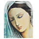 Icono impreso rostro Virgen con oración 30 cm s2