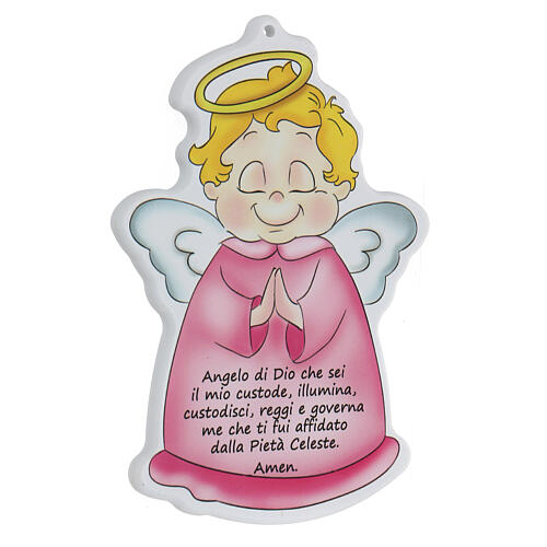 Icono perfilado ángel oración niña 3