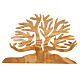 Lebensbaumdekoration aus Olivenbaumholz, 15 x 10 x 1 cm s1