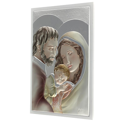 Farbiges Bild der Heiligen Familie aus Bilaminat, 36 x 24 cm 3