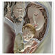 Tableau Sainte Famille colorée bilaminé 36x24 cm s2