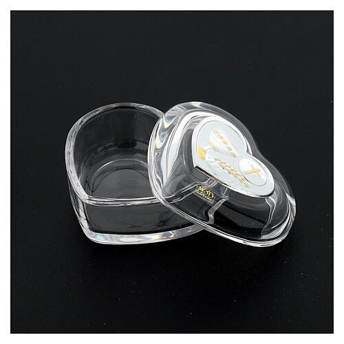 Boîte coeur Communion 9 cm 4