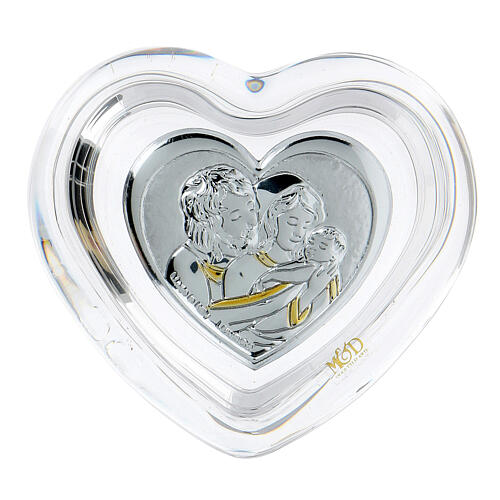 Heart-shaped box, Holy Family, 9 cm 3
