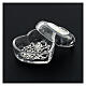 Boîte coeur avec chapelet Communion 9 cm s5