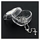 Boîte coeur avec chapelet Communion 9 cm s6