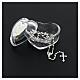 Heart box 9 cm with Confirmation rosary s6