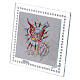 Cadre Confirmation strass blancs 10x10 cm s2