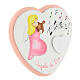 Pink heart for cribs with audio 15 cm s2