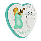 Green cradle headboard medallion, heart-shaped, with audio track, 15 cm s2