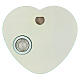 Green heart angel music cloud crib medallion 15 cm s3