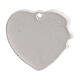 Heart-shaped charm with Tree of Life, plaster, 1.5 in s2