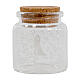 Glass jar for wedding favors 6x5 cm s3