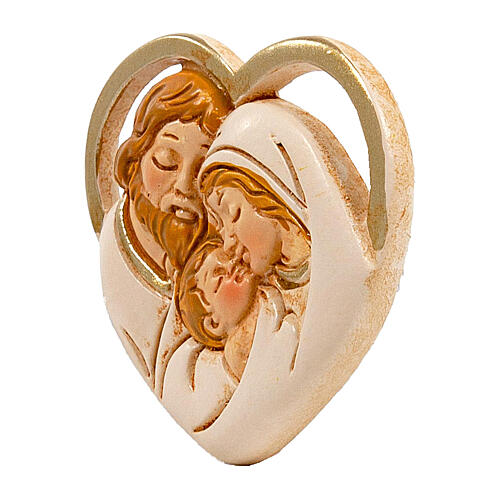 Plaster magnet of the Holy Family 2x2 in 2