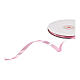 Pink ribbon of double satin 0.2 in 55 yards for favour s1