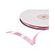 Pink ribbon 6 mm double satin for favors 50 m s2