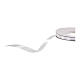 Ribbon for favours, white double satin of 0.4 in, 55 yards s1