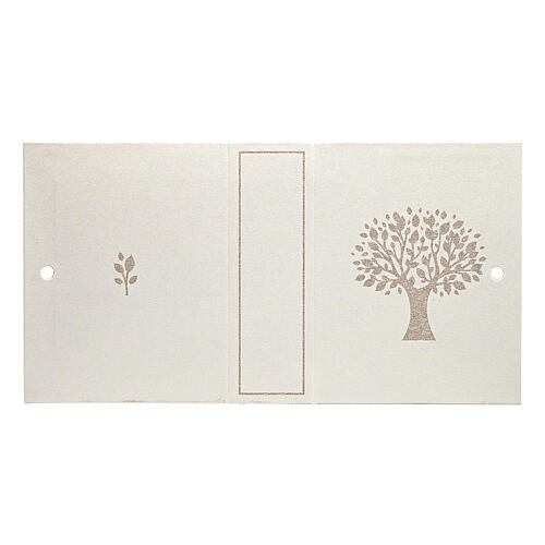Faltschachtel, Buchform, Lebensbaummotiv, 10x8x4 cm 6