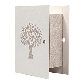 Caixa de papel estilo livro Árvore da Vida 10x8x4 cm
