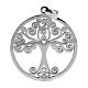 Silver charm for religious favours, Tree of Life, zamak and rhinestones, 2 in s3