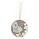 Round glittery air freshner with Confirmation symbols, religious favour, 3x1 in s1