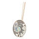 Round glittery air freshner with Confirmation symbols, religious favour, 3x1 in s2
