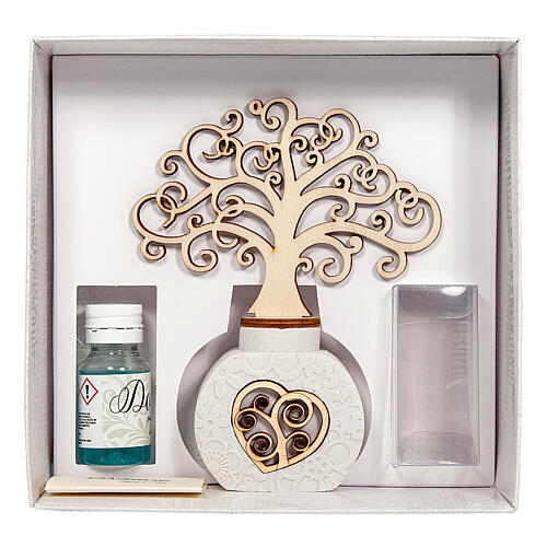 Air freshner with Tree of Life, religious favour, 6x4 in 4