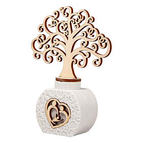 Tree of Life air freshner with Holy Family, religious favour, 6x4 in