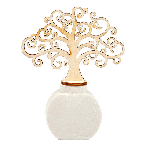 Tree of Life air freshner with Holy Family, religious favour, 6x4 in 3