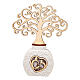 Tree of Life air freshner with Holy Family, religious favour, 6x4 in s1