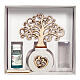 Tree of Life air freshner with Holy Family, religious favour, 6x4 in s4