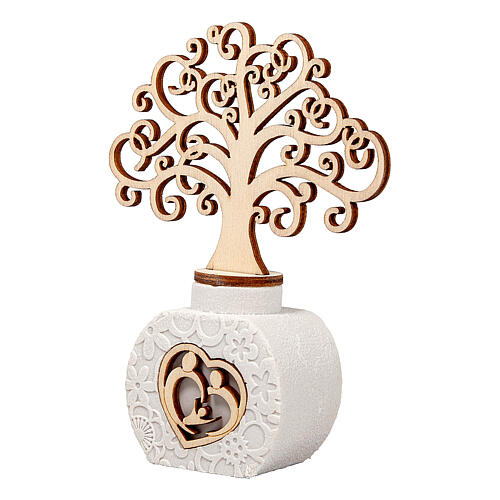 Round Oil reed diffuser favor Tree of Life Holy Family 15x10 cm 2
