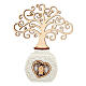 Bomboniera Profumatore tondo Albero della Vita Cresima 15x10 cm s1