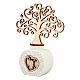 Bomboniera Profumatore tondo Albero della Vita Cresima 15x10 cm s2