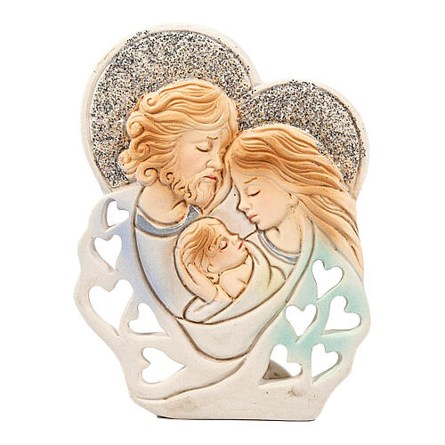 Bomboniera Icona glitter Sacra Famiglia 6x8 cm 1