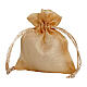 Beige organza bag for favours 4x4 in s4