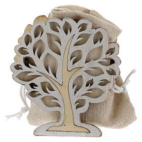 Religious favor bag Tree of Life assorted 8 cm