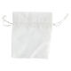 Geschenksäckchen mit Ziehband, Weiß, 12x10 cm s1