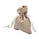 Beige rectangular bag for favours 4x3 in s3