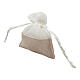 White and dove-coloured bag for favours, 4.5x4 in s2
