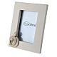 Wedding photo frame bride and groom embraced white s2