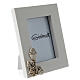 First Communion picture frame in white resin chalice s3